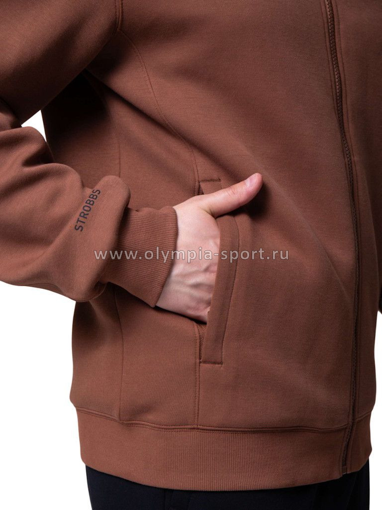 Толстовка мужская Strobbs E2398-7 коричневый