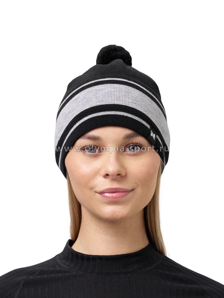 Шапка Nordski Tone Stripe Black NSV767100 OS
