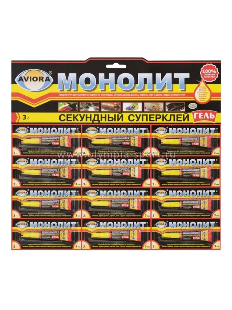 Суперклей-гель Монолит 3г